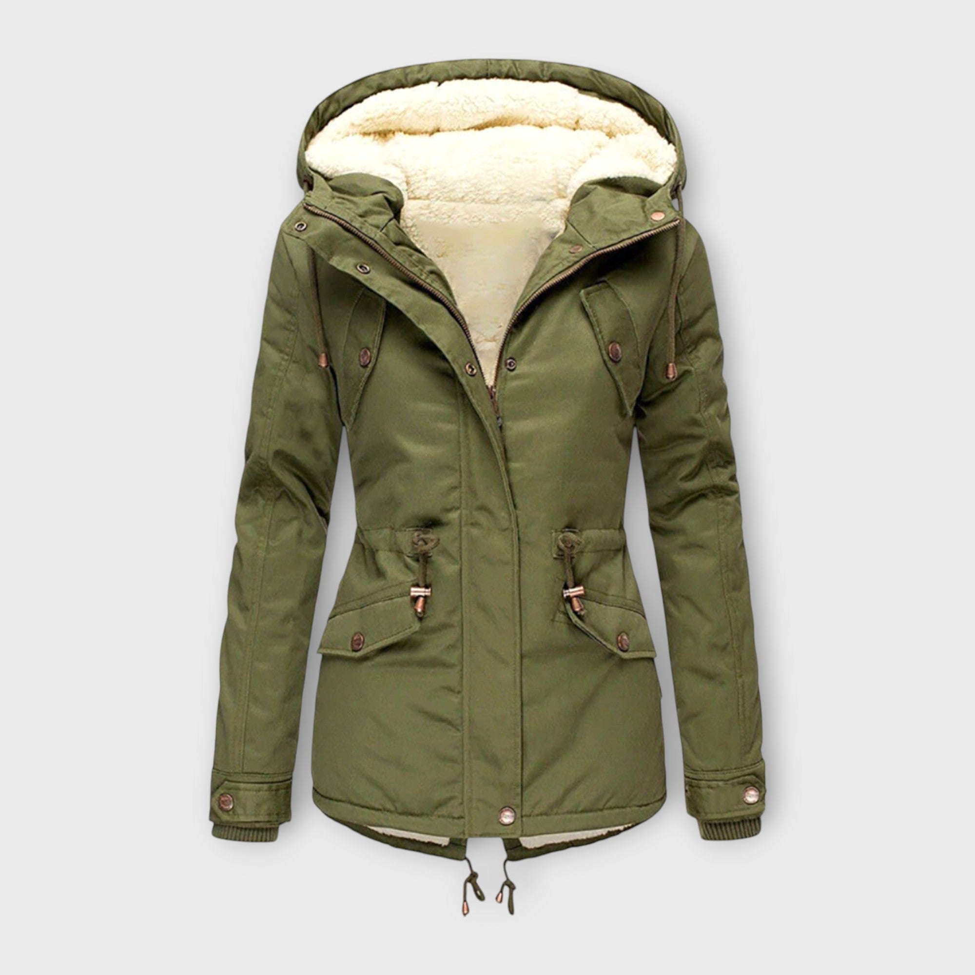 Mori - Chaqueta de invierno impermeable y forrada